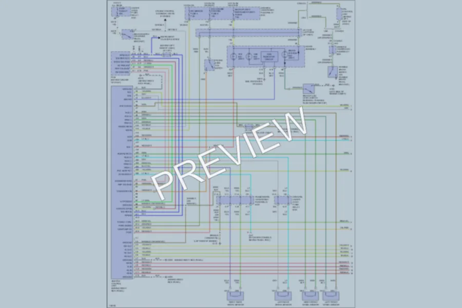 2000 Acura 32TL Anti Lock Brakes wiring diagram preview