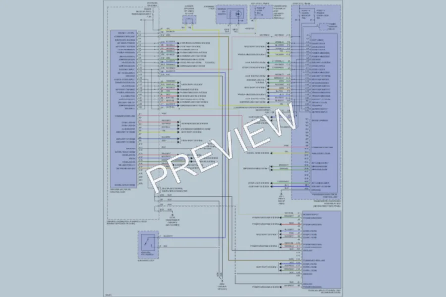 2000 Acura 32TL Body Control Modules wiring diagram preview