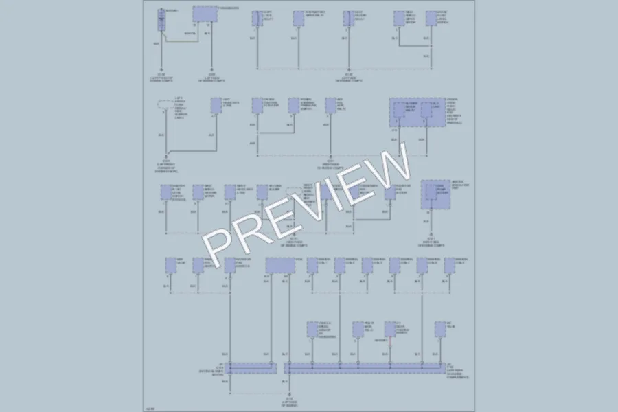 2000 Acura 32TL Ground Distribution wiring diagram preview