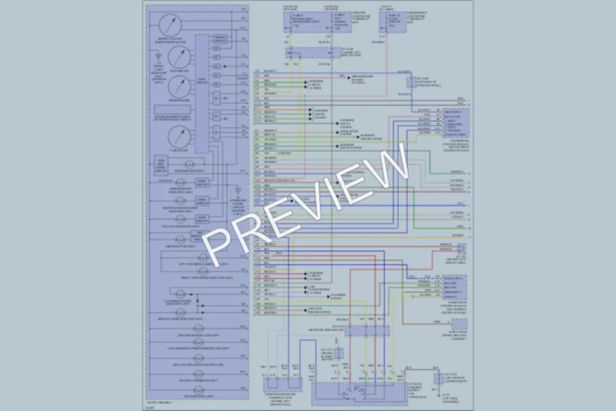 2000 Acura 32TL Instrument Cluster wiring diagram preview