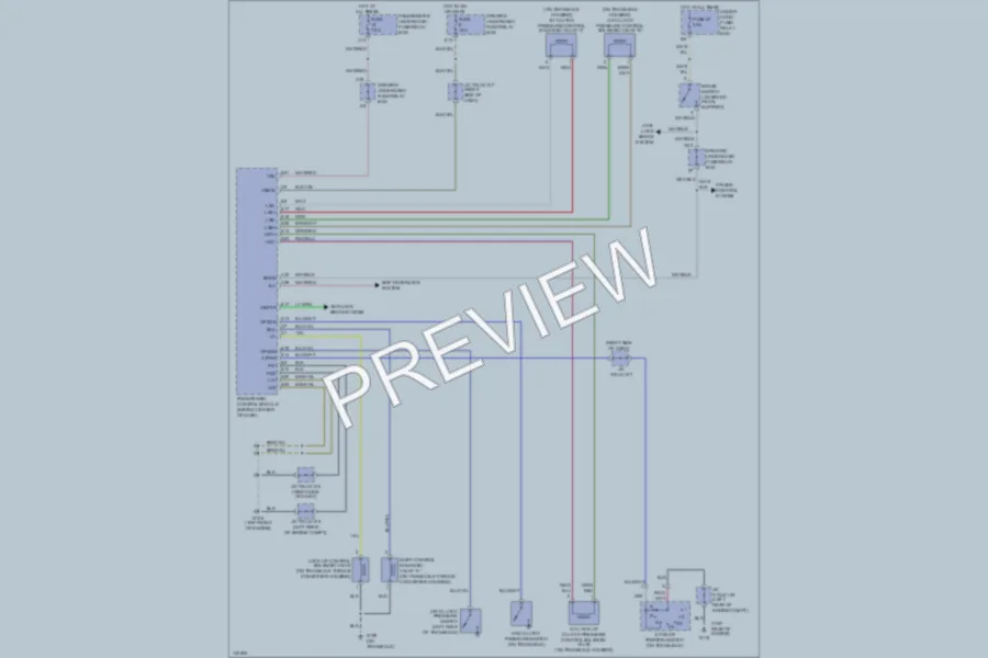 2000 Acura 32TL Transmission wiring diagram preview