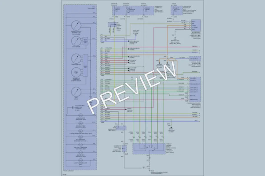 2000 Acura Integra Instrument Cluster wiring diagram preview