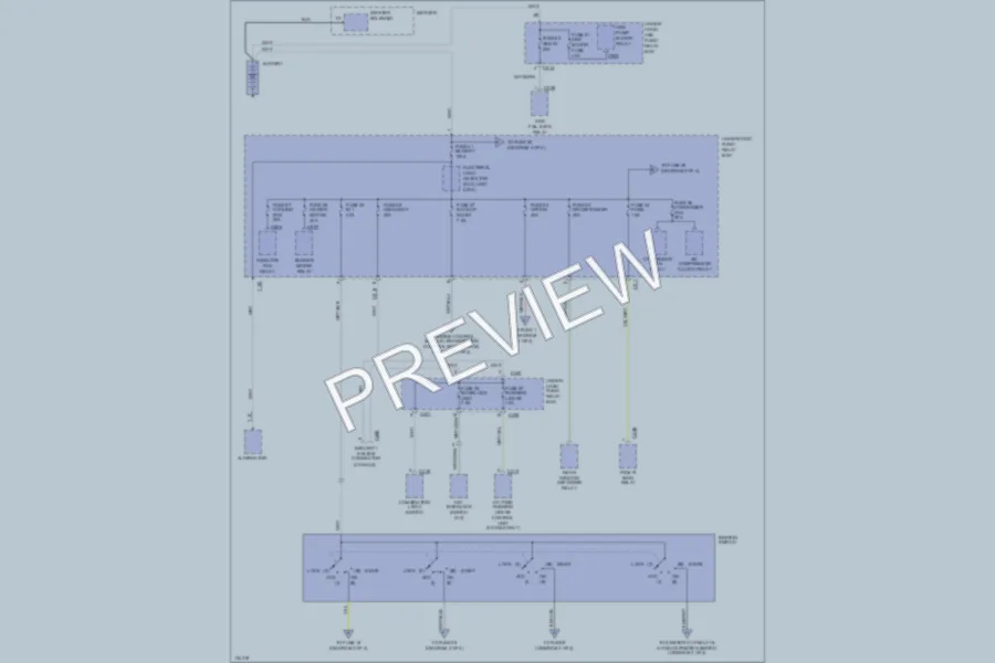 2000 Acura Integra Power Distribution wiring diagram preview