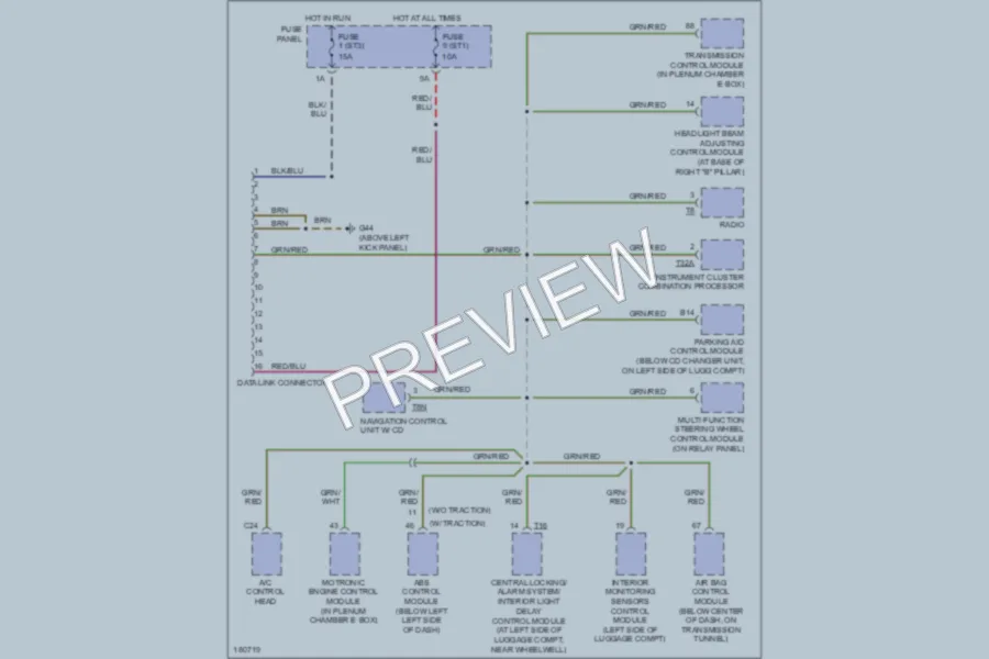 2000 Audi A8 Computer Data Lines wiring diagram preview