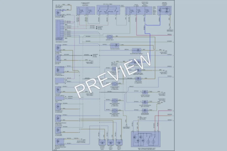 2000 Audi A8 Interior Lights wiring diagram preview