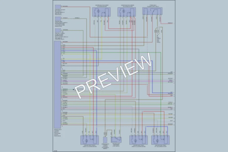 2000 Audi A8 Memory Systems wiring diagram preview