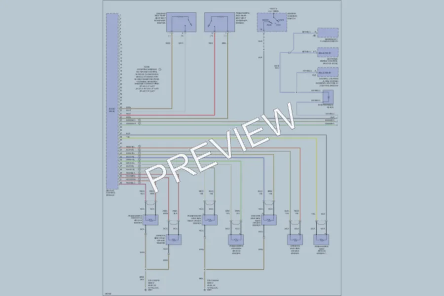 2000 Audi A8 Supplemental Restraints wiring diagram preview