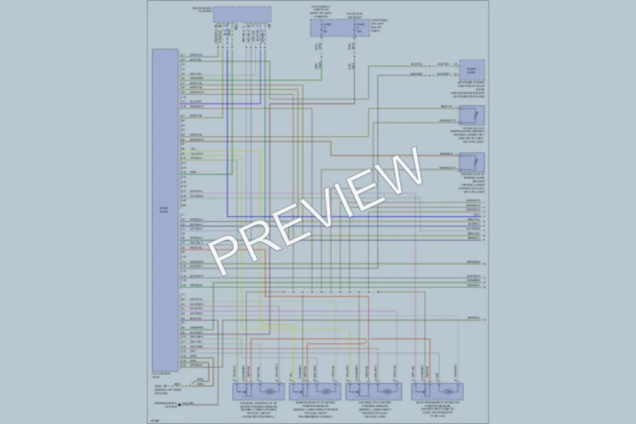 2000 Audi S4 Air Conditioning wiring diagram preview
