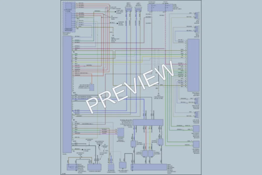 2000 Audi S4 Radio wiring diagram preview