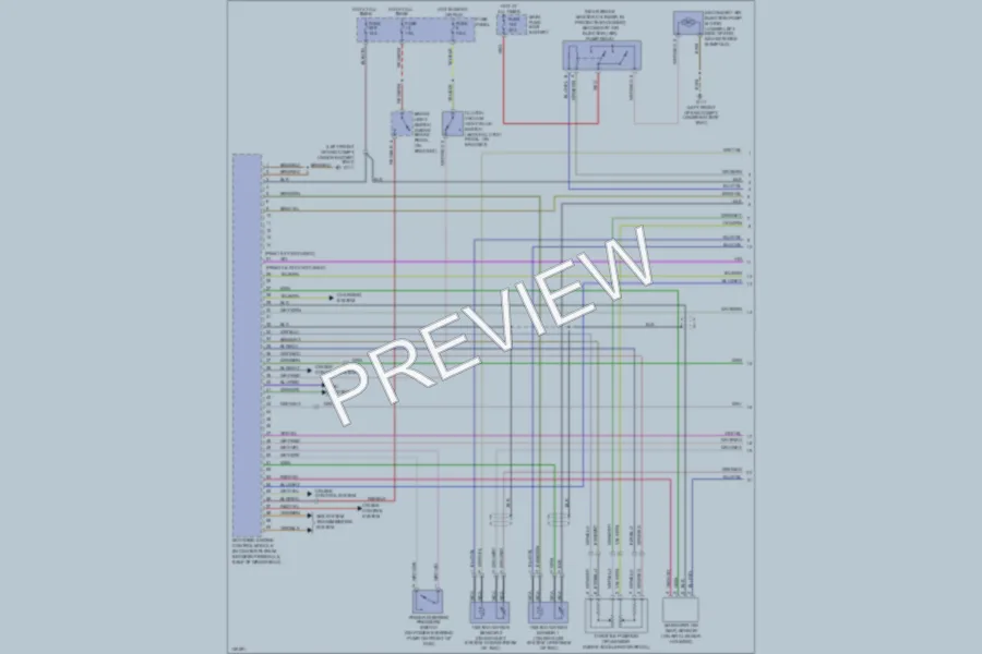 2000 Audi TT Engine Performance wiring diagram preview