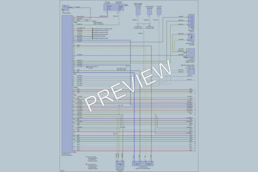 2000 BMW 528 Air Conditioning wiring diagram preview