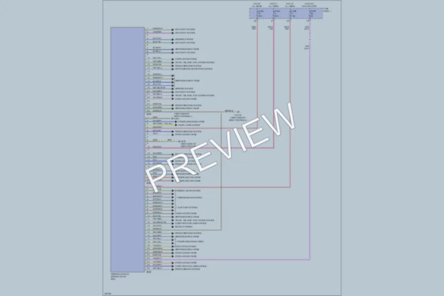 2000 BMW 528 Body Control Modules wiring diagram preview