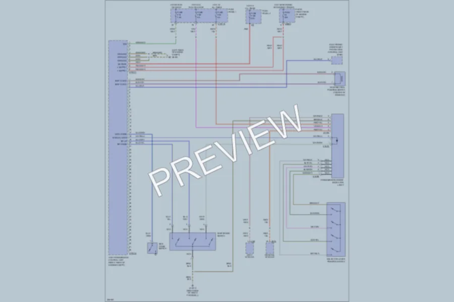 2000 BMW 528 Transmission wiring diagram preview
