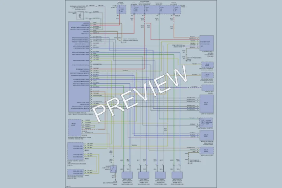 2000 BMW 540 Anti Lock Brakes wiring diagram preview