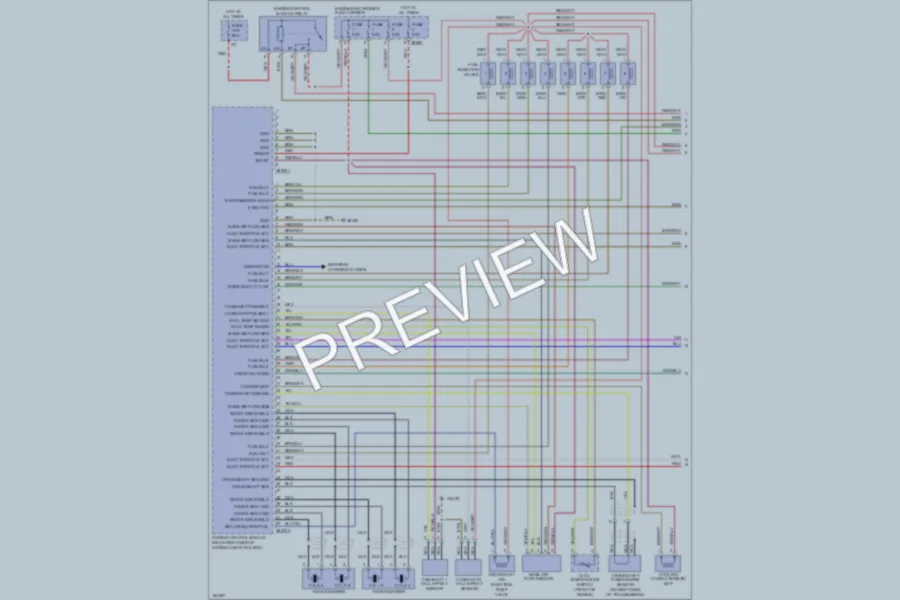 2000 BMW 740 Engine Performance wiring diagram preview