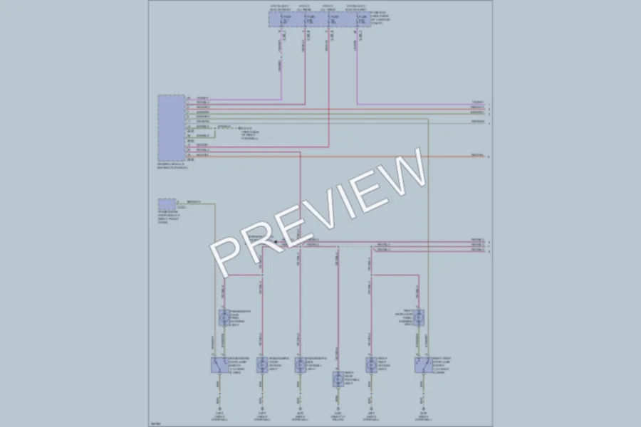 2000 BMW 740 Interior Lights wiring diagram preview