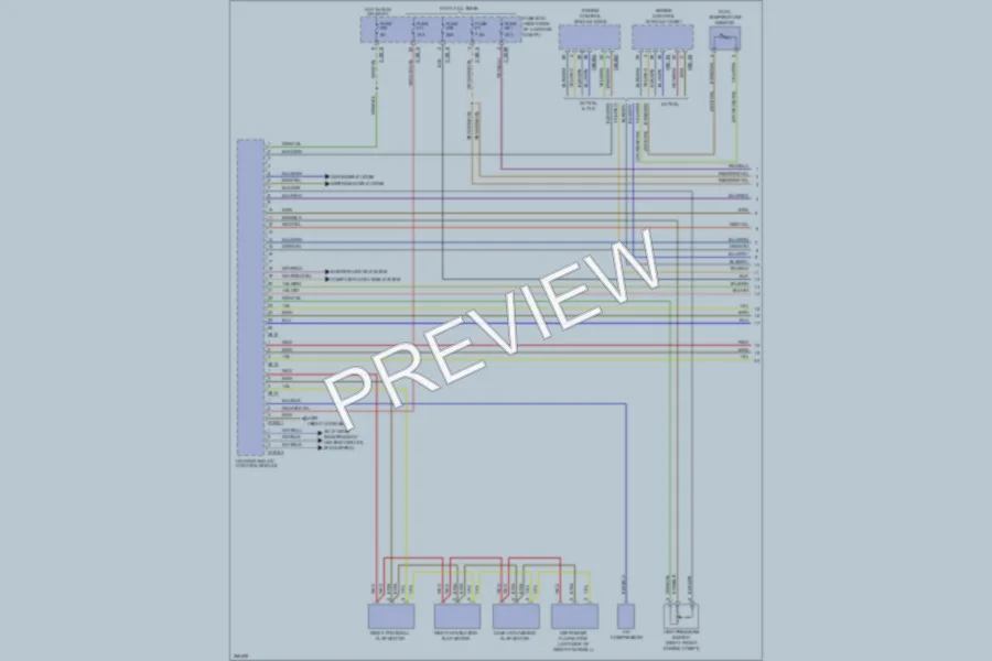 2000 BMW 750 Air Conditioning wiring diagram preview