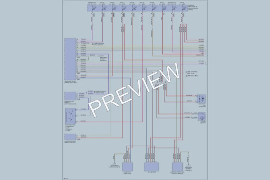 2000 BMW 750 Anti Theft wiring diagram preview
