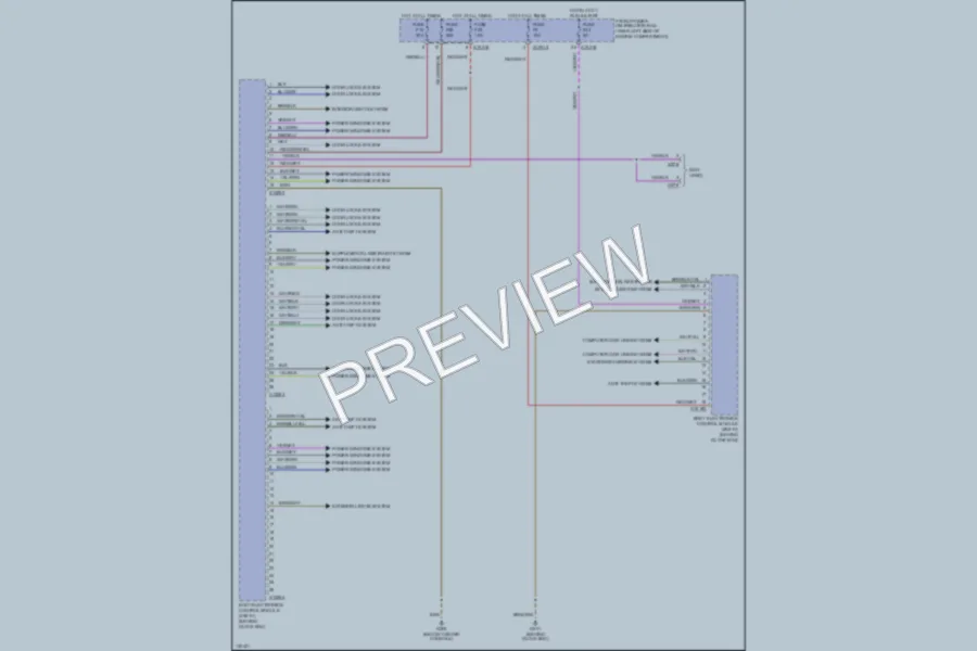 2000 BMW MCoupe Body Computer wiring diagram preview