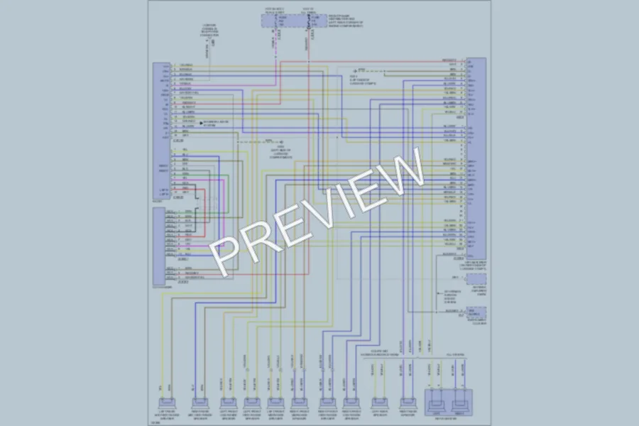 2000 BMW MCoupe Radio wiring diagram preview