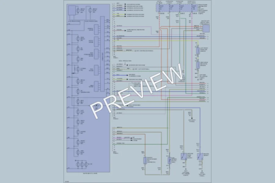 2000 BMW MRoadster Instrument Cluster wiring diagram preview