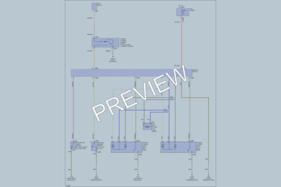 2000 BMW X5 Anti Theft wiring diagram preview