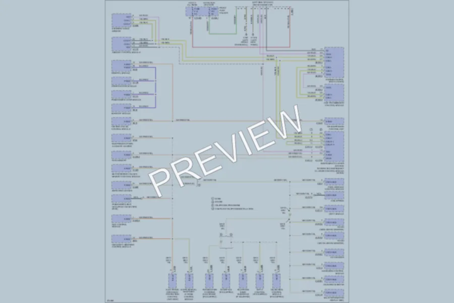 2000 BMW X5 Computer Data Lines wiring diagram preview