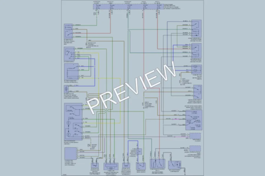 2000 BMW Z3 Air Conditioning wiring diagram preview