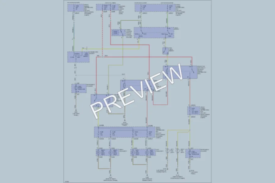 2000 BMW Z3 Headlights wiring diagram preview