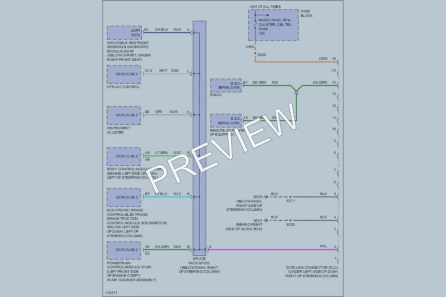 2000 Buick Century Computer Data Lines wiring diagram preview