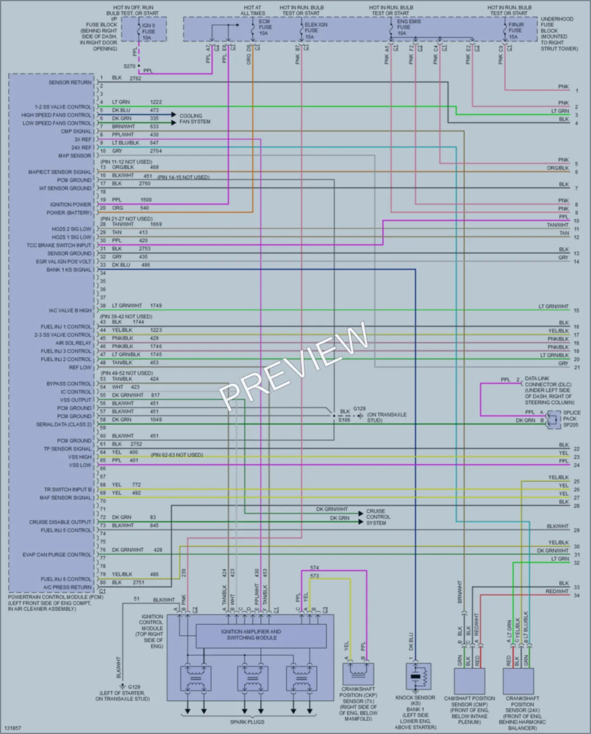 2000 Buick Century Engine Performance wiring diagram preview