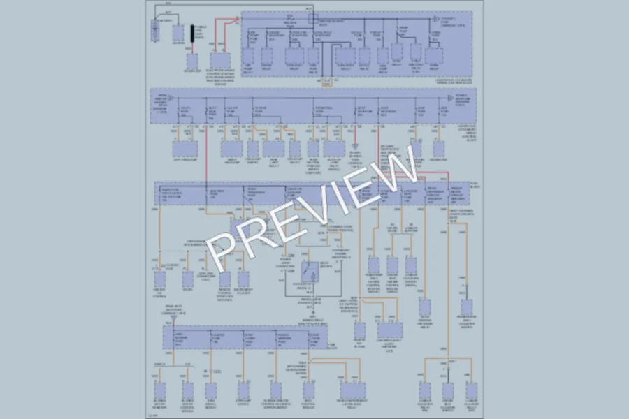 2000 Buick Century Power Distribution wiring diagram preview