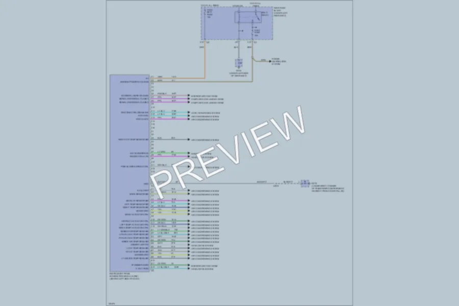 2000 Buick LeSabre Body Computer wiring diagram preview