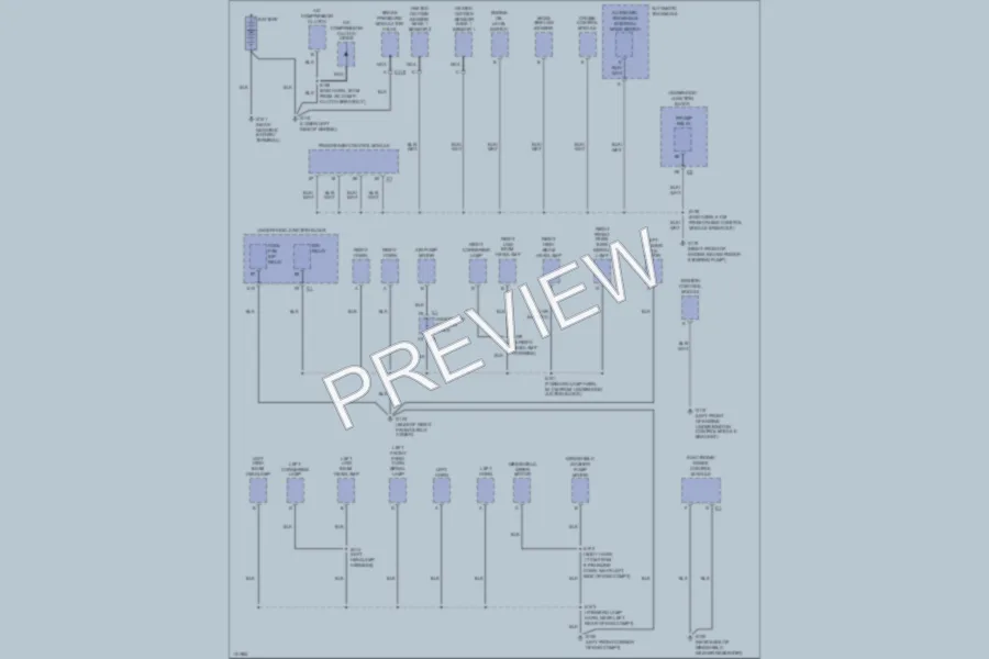 2000 Buick ParkAvenue Ground Distribution wiring diagram preview