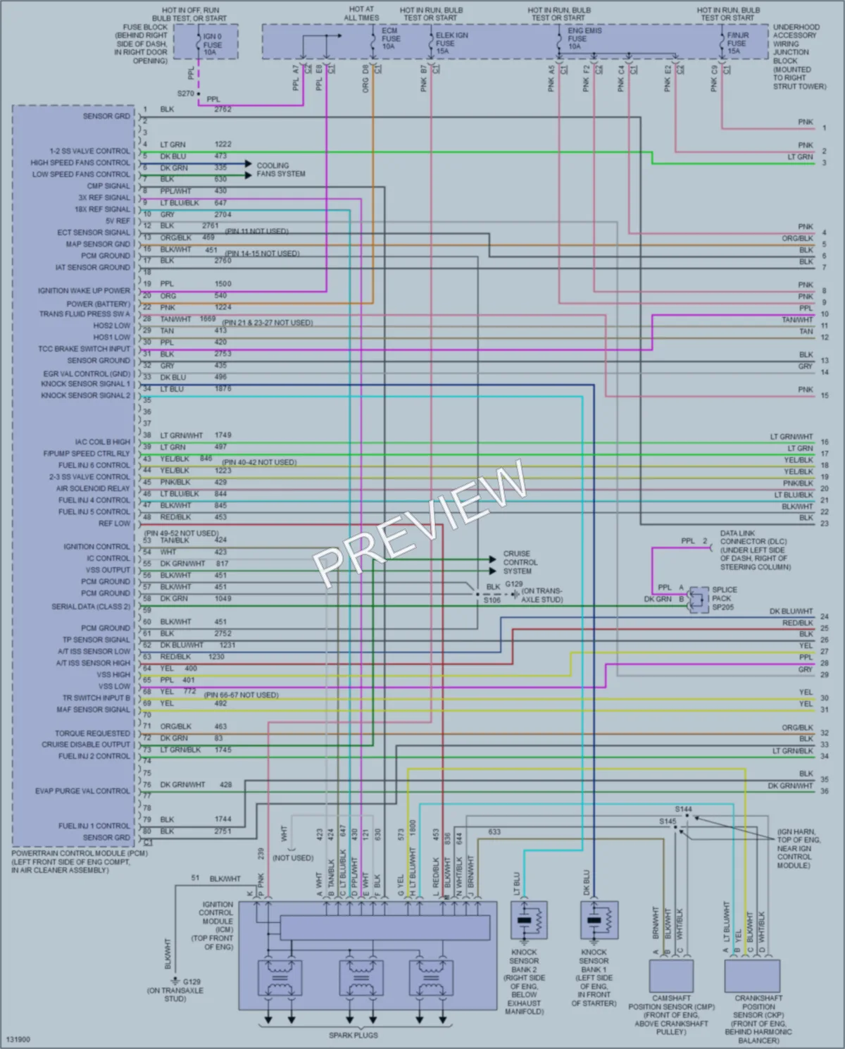 2000 Buick Regal Engine Performance wiring diagram preview