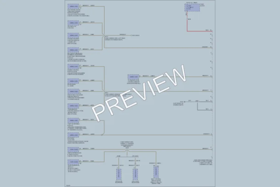 2000 Cadillac Catera Computer Data Lines wiring diagram preview