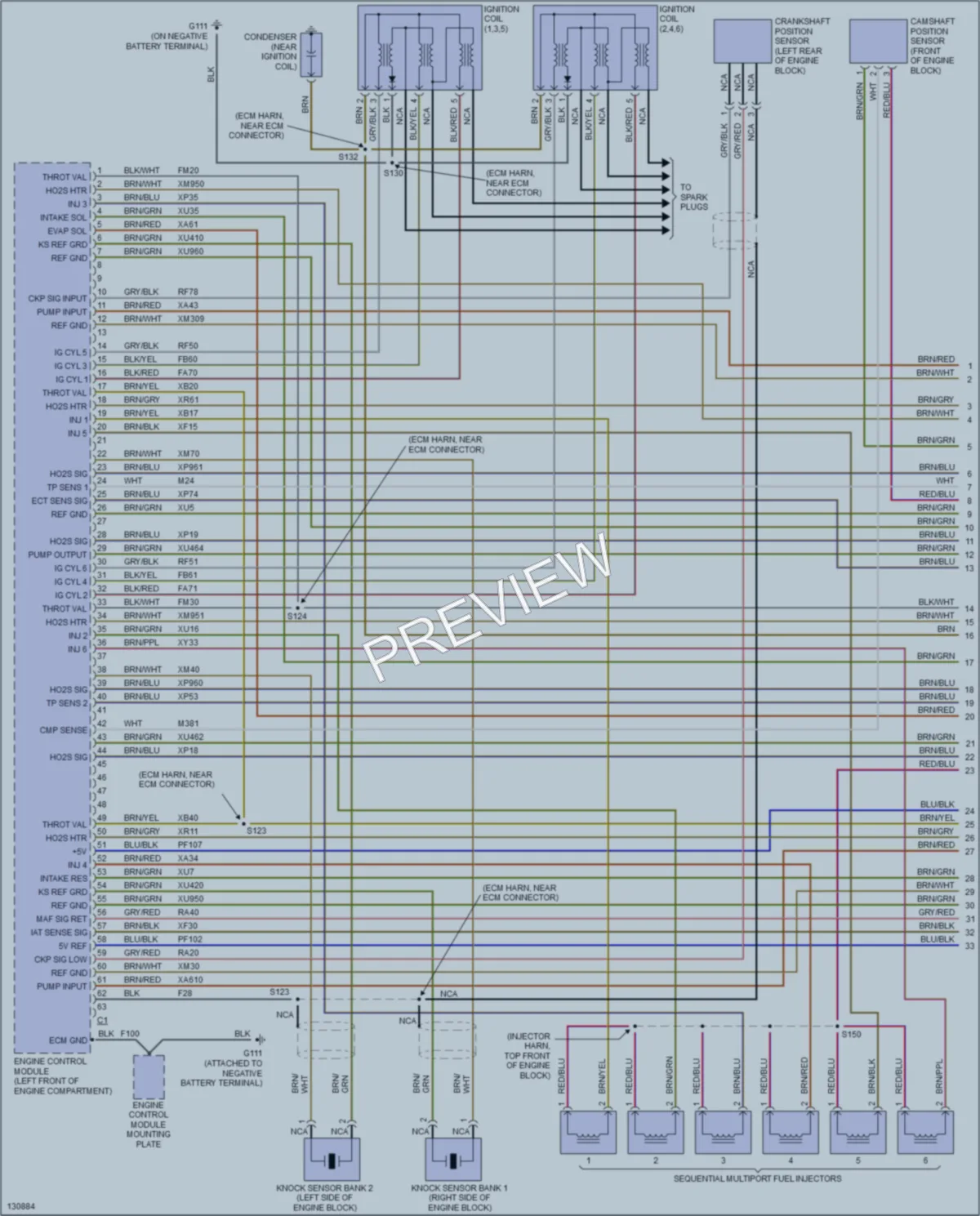 2000 Cadillac Catera Engine Performance wiring diagram preview