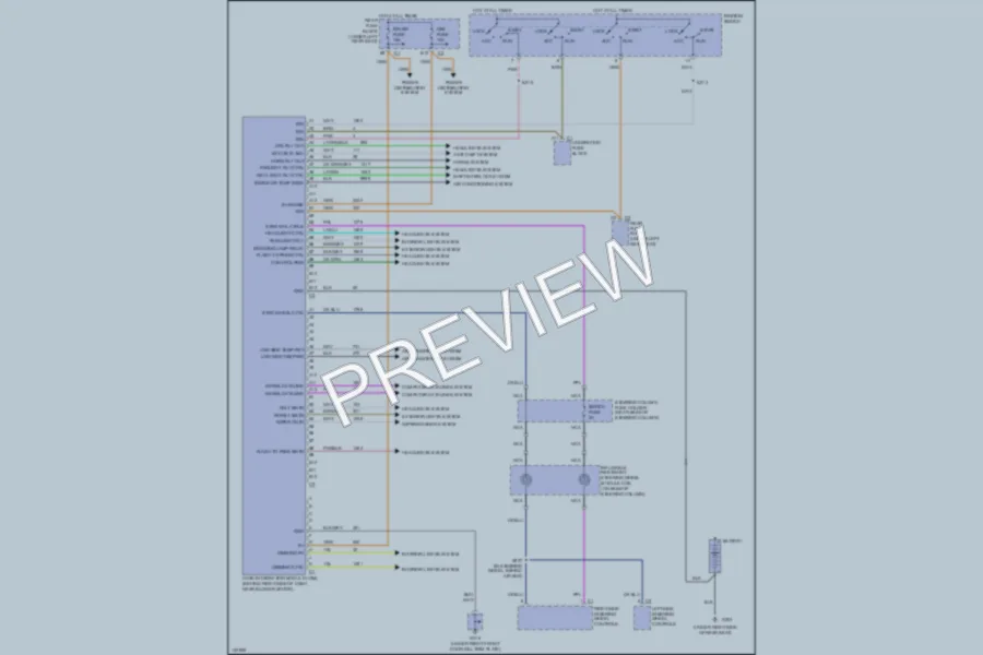 2000 Cadillac DeVille Body Computer wiring diagram preview