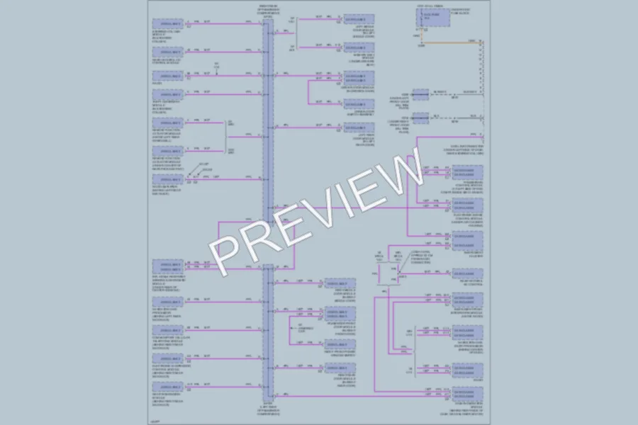 2000 Cadillac DeVille Computer Data Lines wiring diagram preview