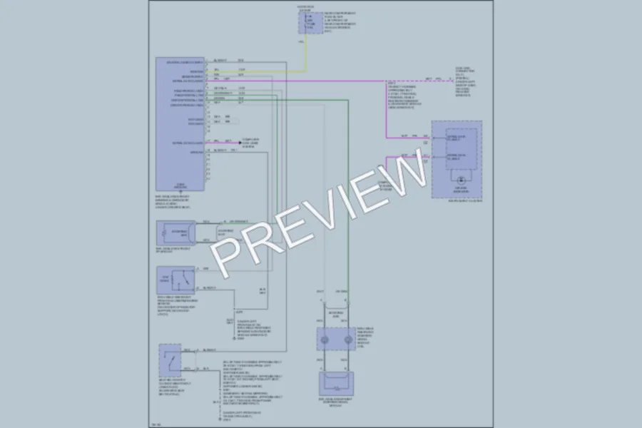 2000 Cadillac Eldorado Supplemental Restraints wiring diagram preview