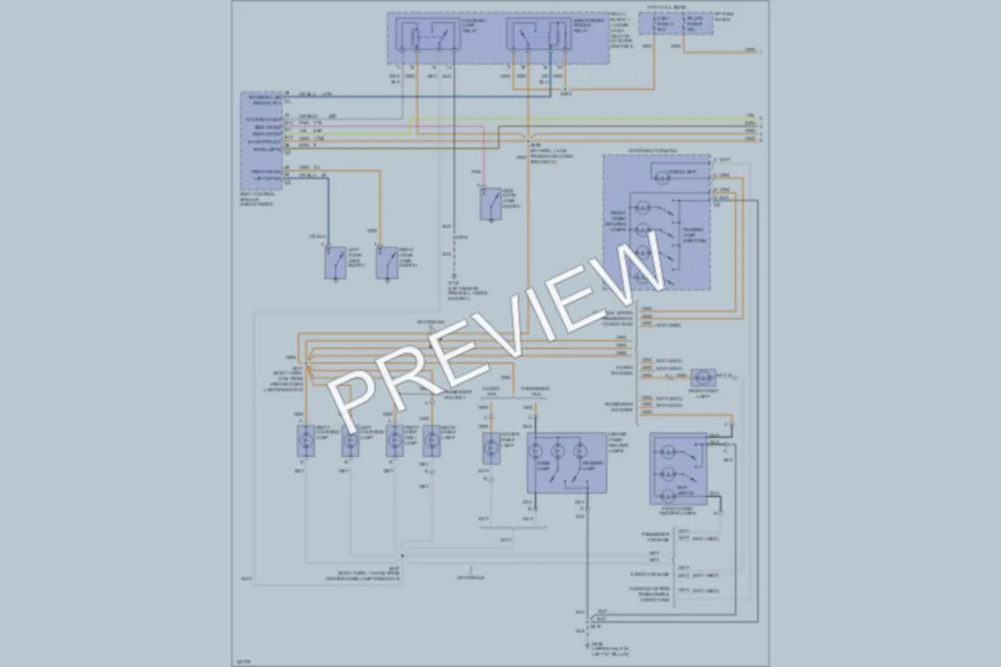 2000 Chevrolet Astro Interior Lights wiring diagram preview