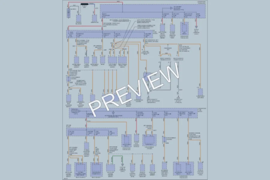 2000 Chevrolet Astro Power Distribution wiring diagram preview