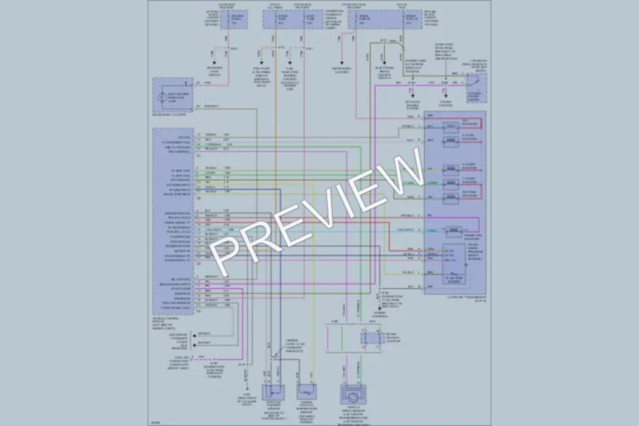 2000 Chevrolet K2500 Transmission wiring diagram preview
