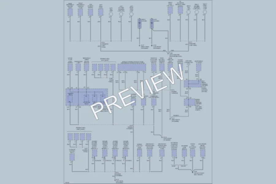 2000 Chevrolet C1500 Ground Distribution wiring diagram preview