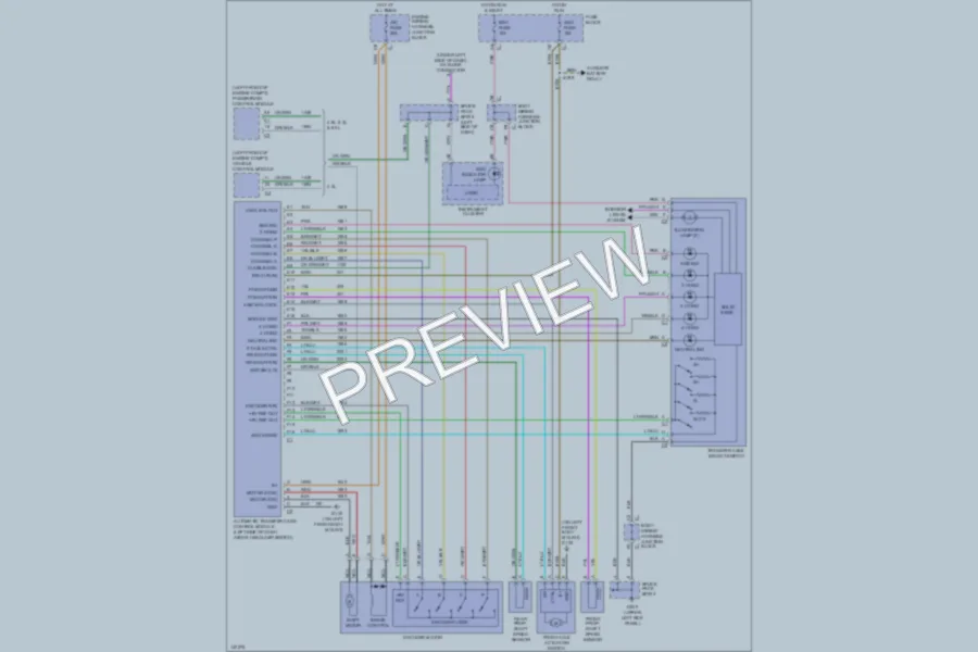 2000 Chevrolet K1500 Transmission wiring diagram preview
