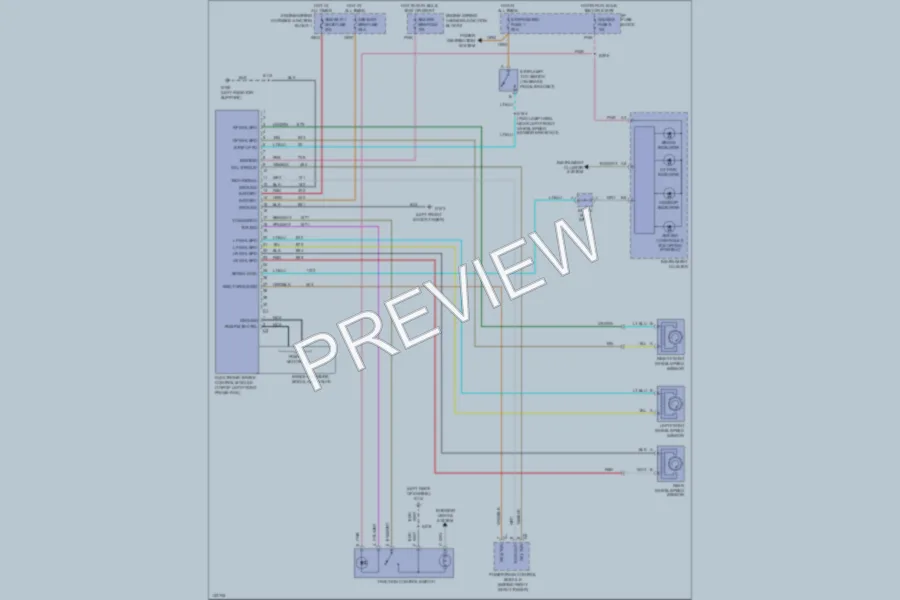 2000 Chevrolet Camaro Anti Lock Brakes wiring diagram preview