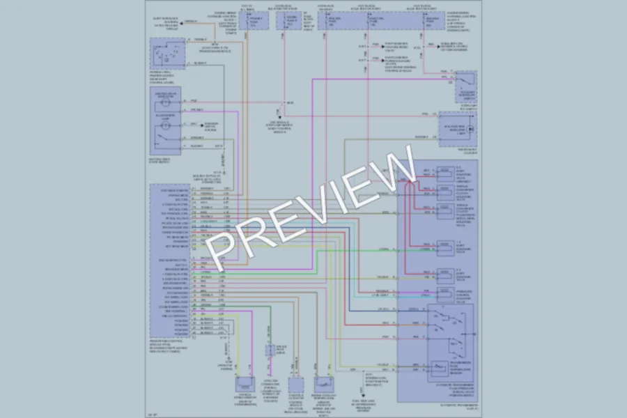 2000 Chevrolet Camaro Transmission wiring diagram preview