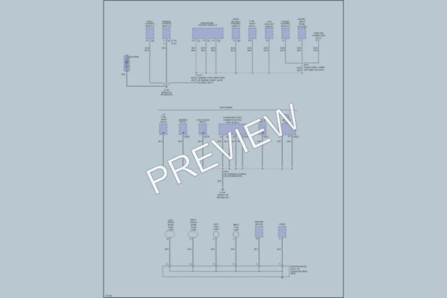 2000 Chevrolet Cavalier Ground Distribution wiring diagram preview