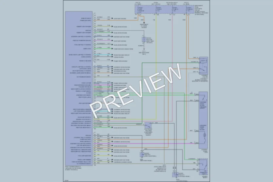 2000 Chevrolet Corvette Body Computer wiring diagram preview