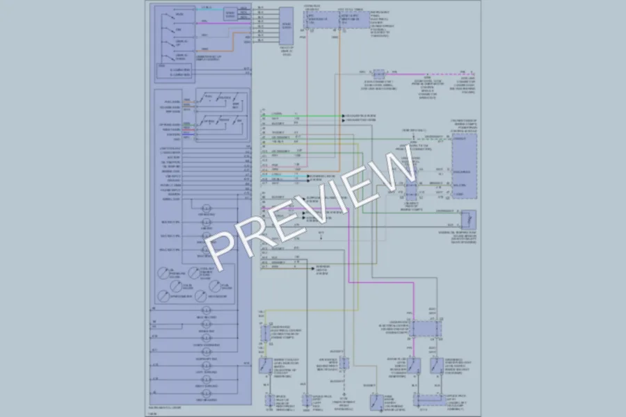 2000 Chevrolet Corvette Instrument Cluster wiring diagram preview